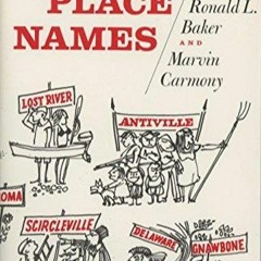 DOWNLOAD/PDF  Indiana place names