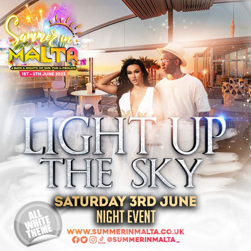 Malta 🇲🇹 Light Up The Sky All White