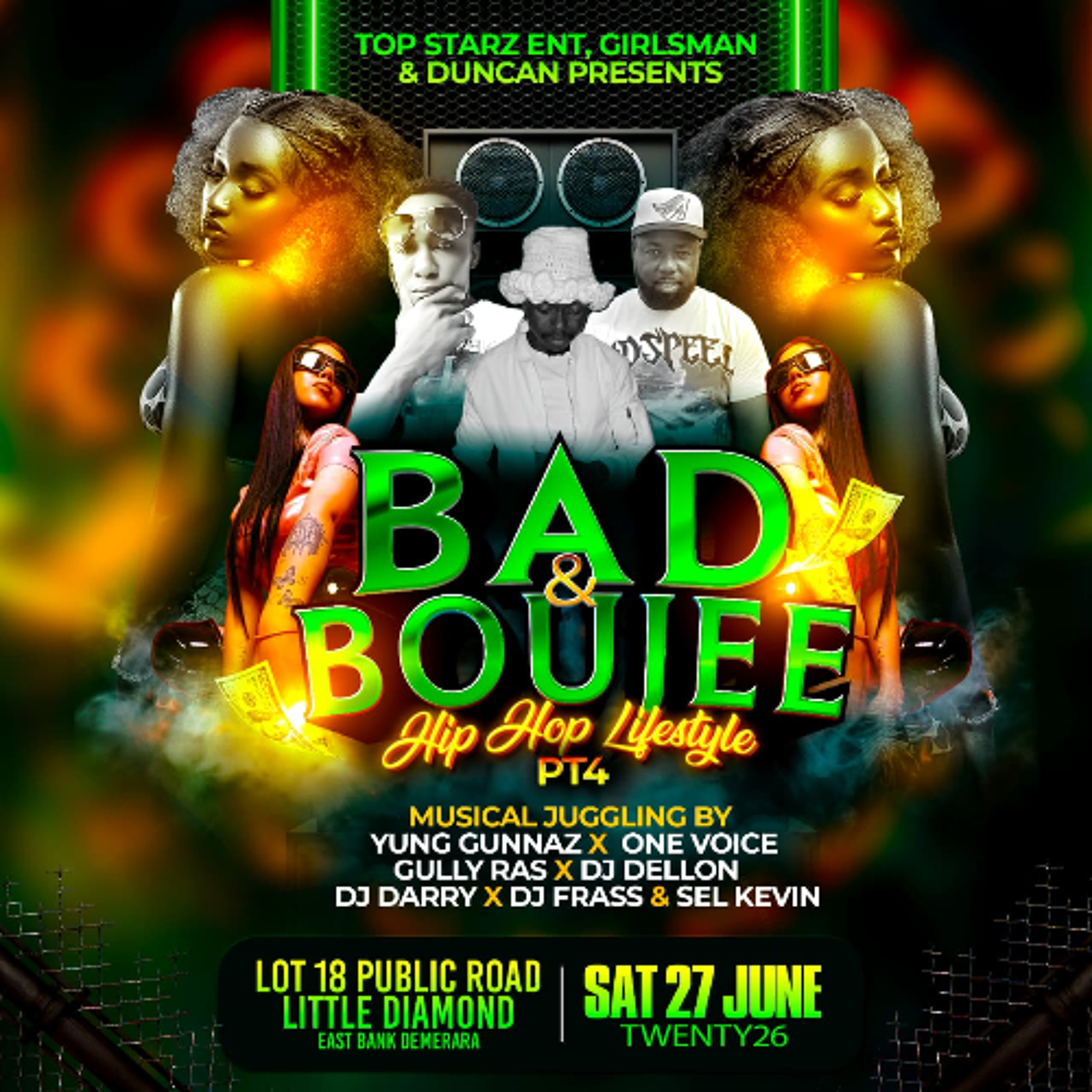 BAD & BOUJEE HIP HOP LIFESTYLE PT 4 BY BIGPAPA & DJ DELLON HOTSKULL episode artwork