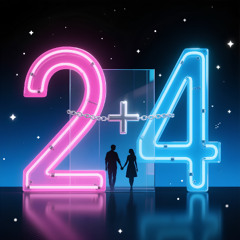 2 + 4