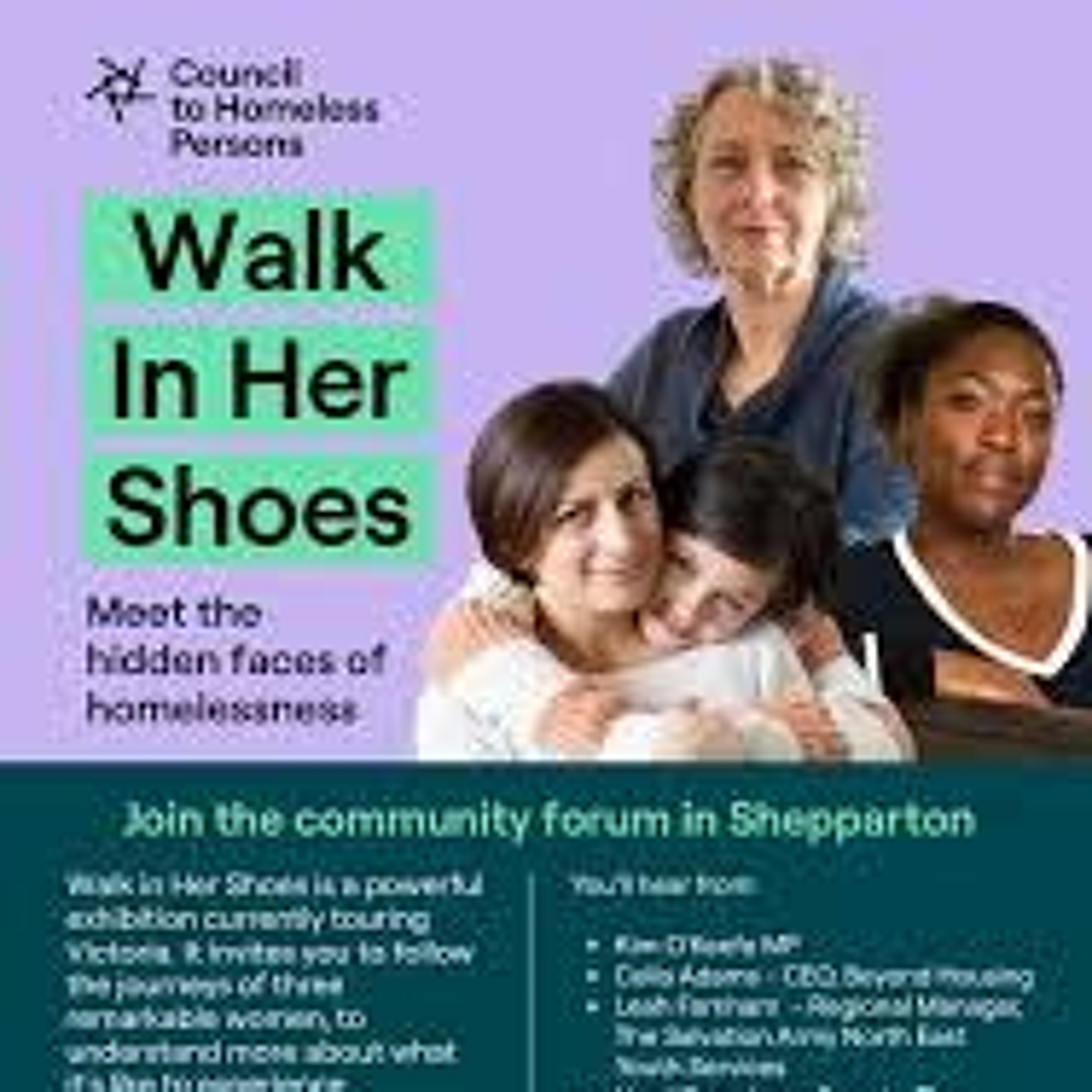 The Salvation Army's Jim Gow about the upcoming Walk in Her Shoes forum coming to Shepparton