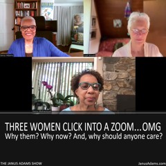 THREE WOMEN CLICK INTO A ZOOM...