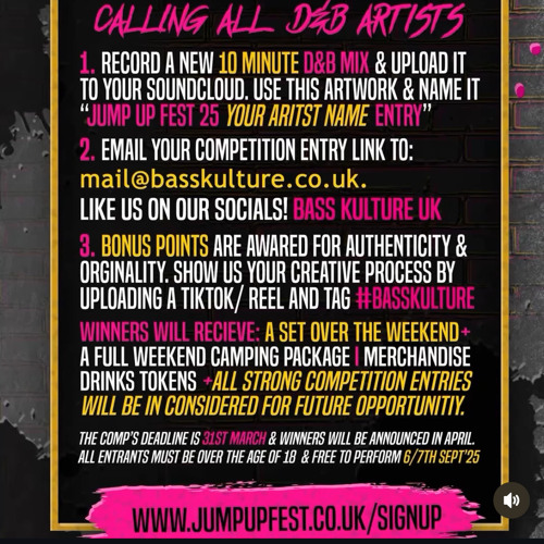 JUMP UP FEST 25 CALIBR8 ENTRY