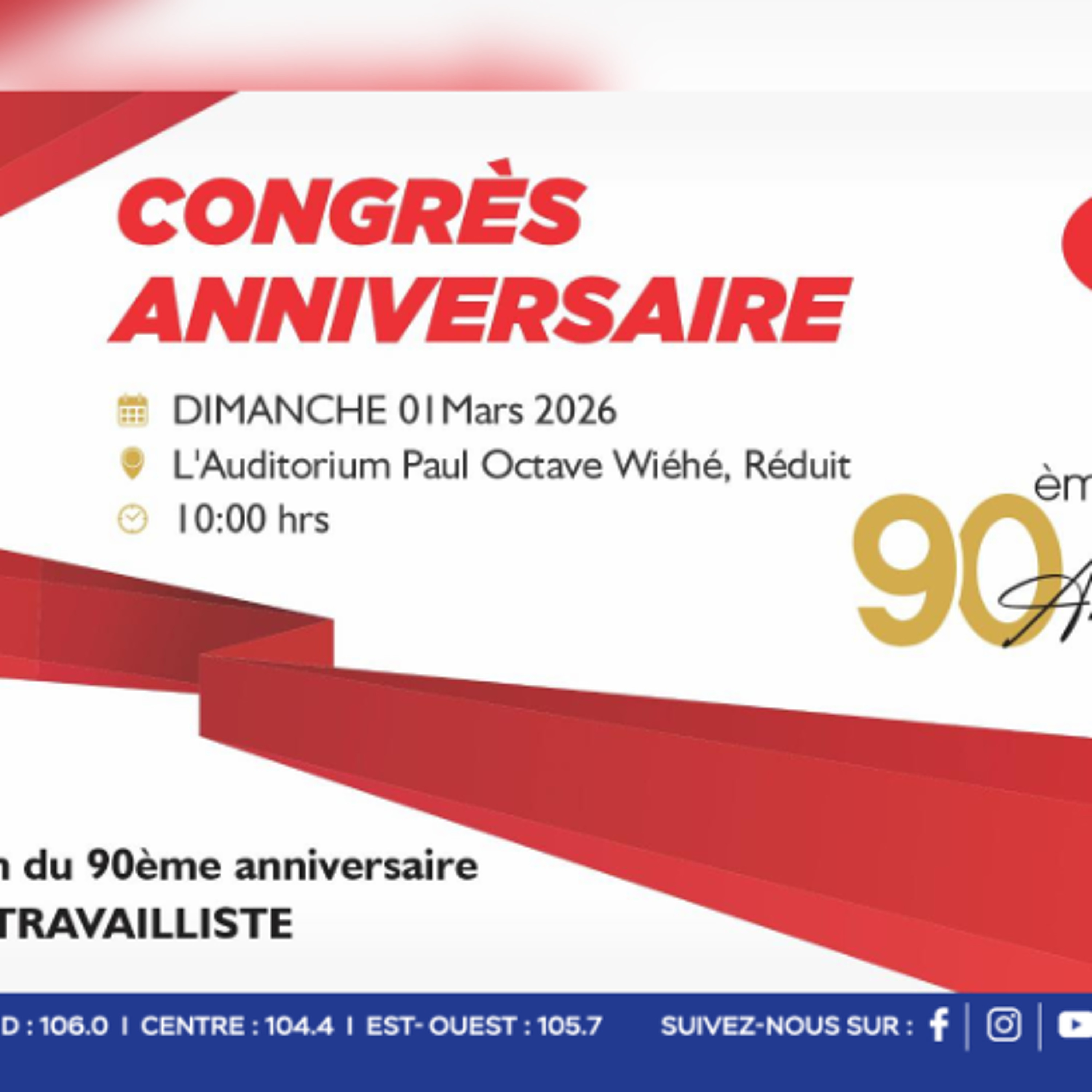90e anniversaire du PTr : une célébration ce dimanche à Octave Wiehe à Réduit, ancrée solidement au cœur de la politique mauricienne episode artwork