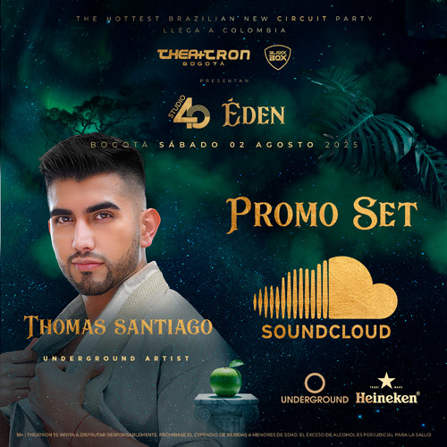 DJ THOMAS SANTIAGO - EDEN by STUDIO40 + BLAXXBOX + THEATRON 02.08.2025