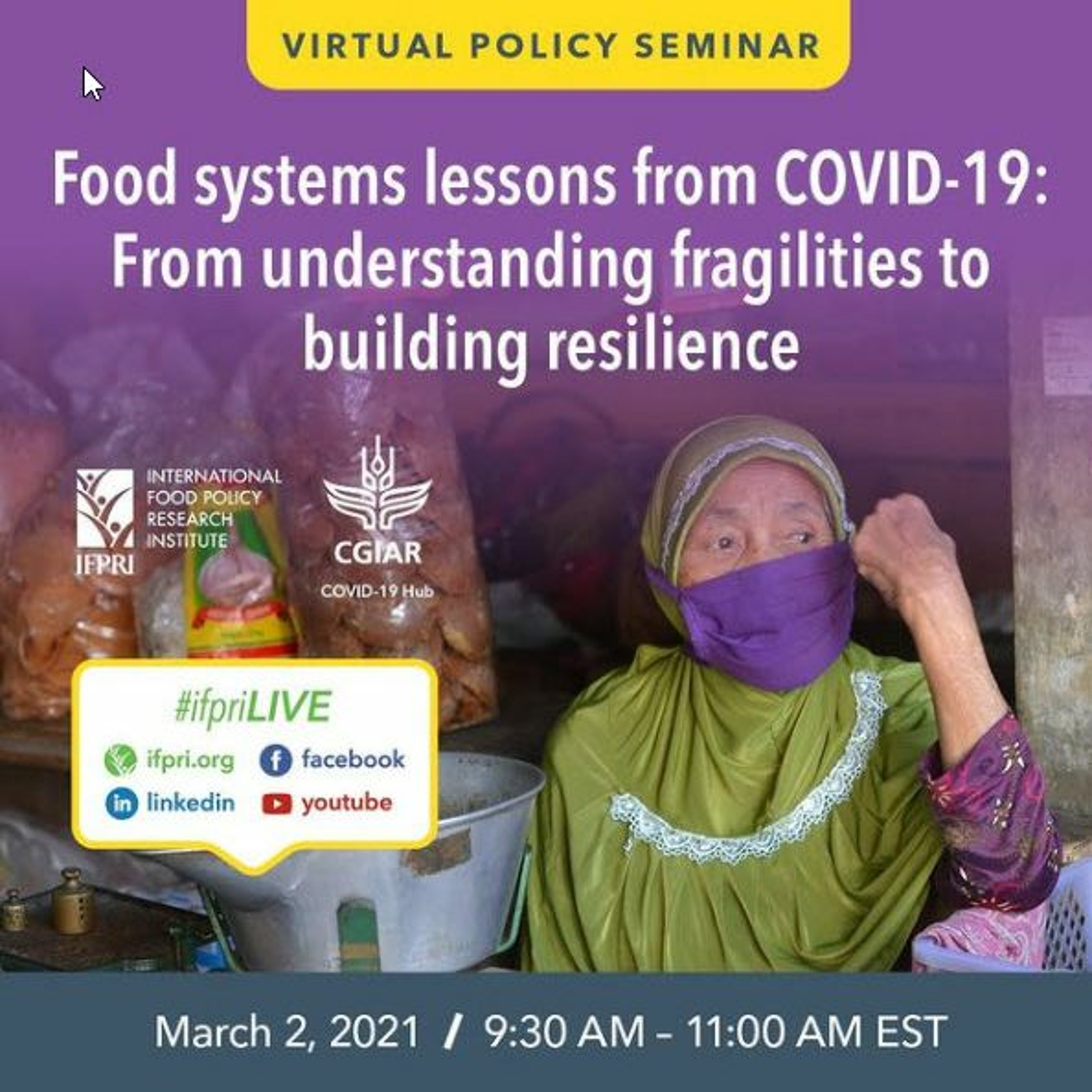 Food systems lessons from COVID-19: From understanding fragilities to building resilience episode artwork