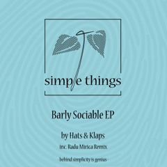 PREMIERE: Hats & Klaps - Barly Sociable [STUD035]