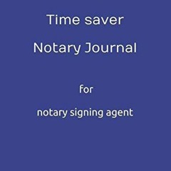 PDF Download Time saver Notary Journal for notary signing agent full