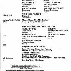 THE FRIGHTCLUB MEGAMIX MIXED FOR DMC 1986