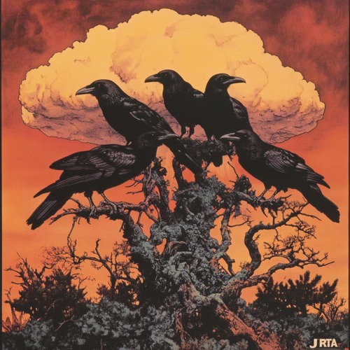 Thorn Bushes And A Murder Of Crows