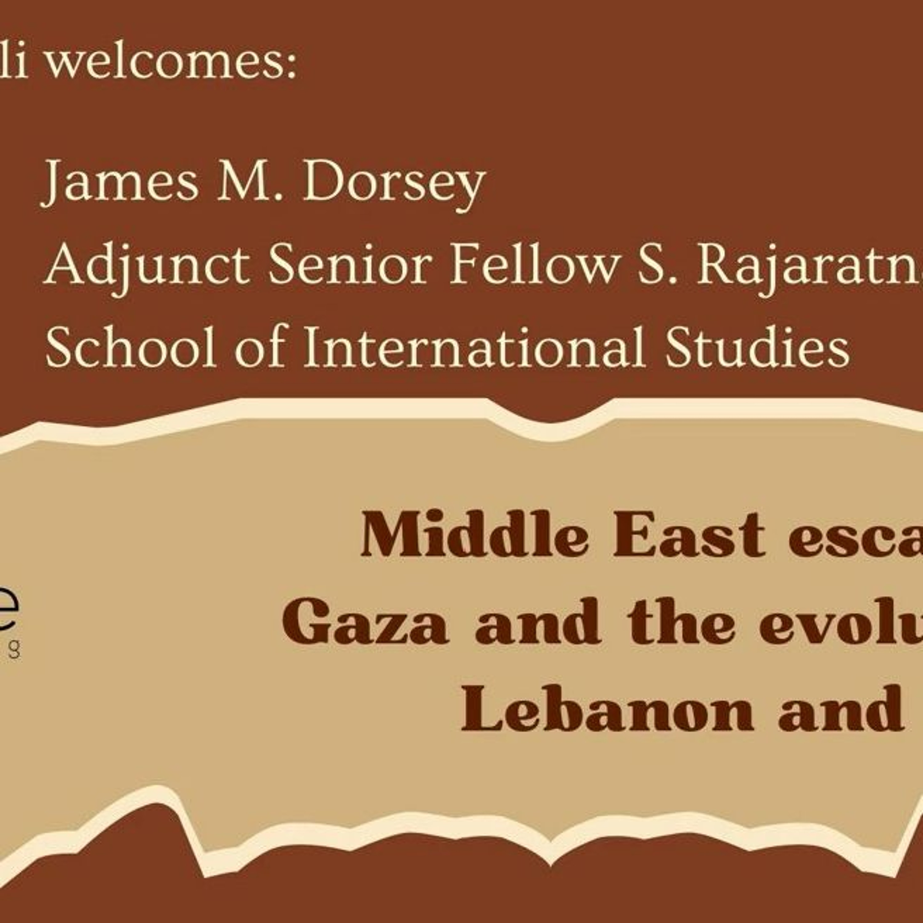 Middle East Escalation  Gaza And The Evolution With Lebanon And Iran episode artwork