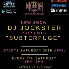 DJ Jockster presents 'SUBTERFUGE' (E6) Broadcast Date: (17th Sep 2022)