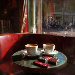 Two Coffees and a Bar of Chocolate