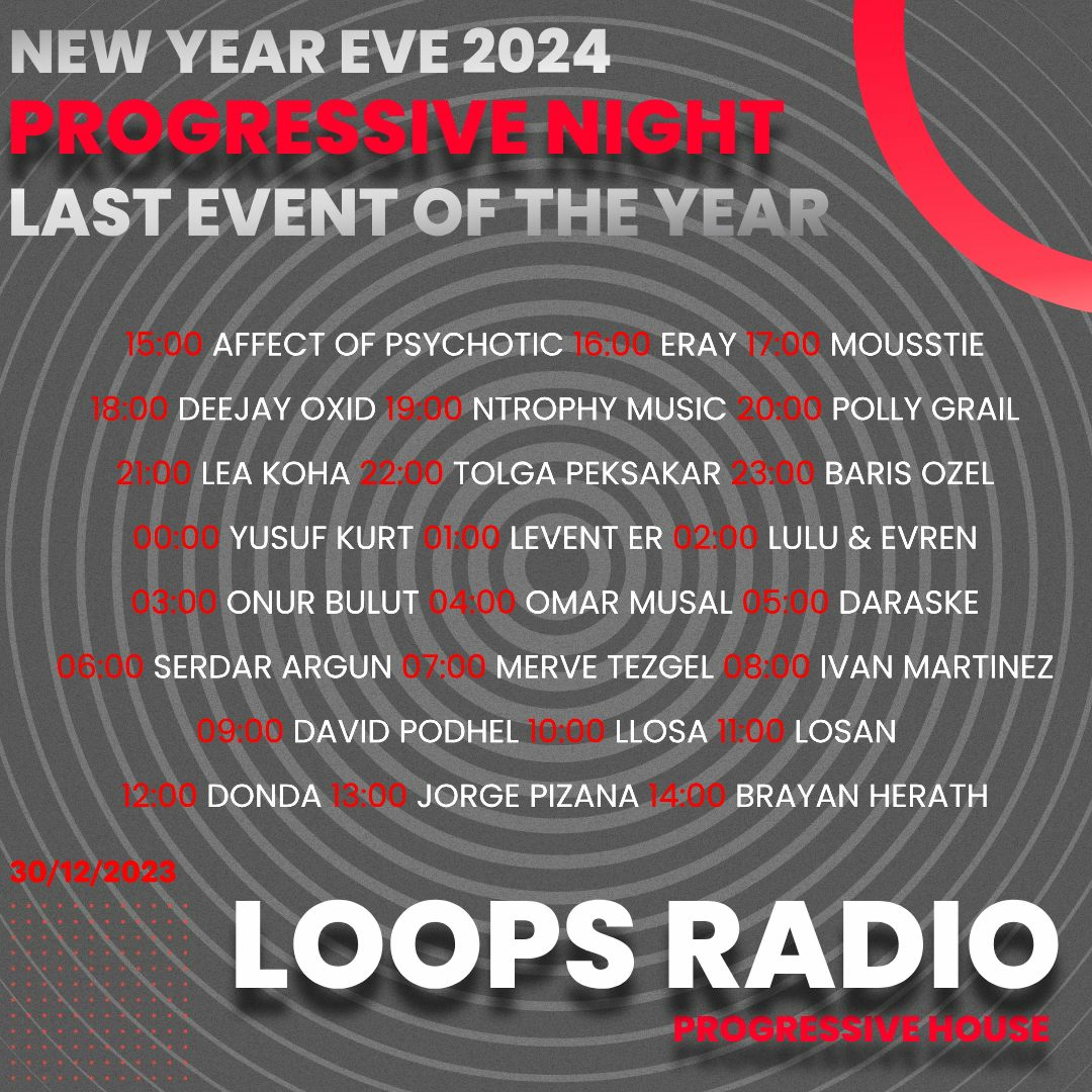 Llosa - New Year Eve 2024 - Loops Radio Progressive episode artwork