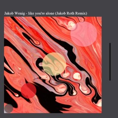 Jakob Wenig - like you're alone (Jakob Roth Remix)