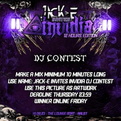 JACK-E INVITES INVIDIA DJ CONTEST - CVLZATION ENTRY