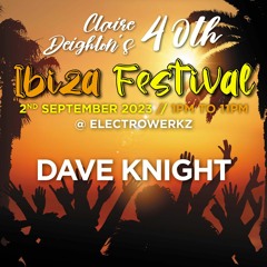 Dave Knight @ Claires 40th Elekrowerkz 2nd September 2023