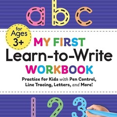 ⚡Audiobook🔥 My First Learn-to-Write Workbook: Practice for Kids with Pen Control, Line