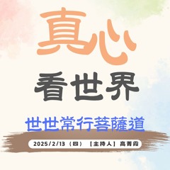 【真心看世界】世世常行菩薩道。佛陀之所以為佛陀，其中關鍵? 德𣔯師父講述0213