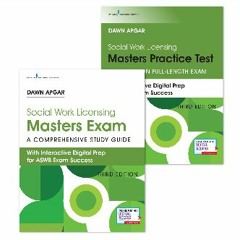 <PDF> 📕 Social Work Licensing Masters Exam Guide and Practice Test Set: Print + Online 2022/2023 L
