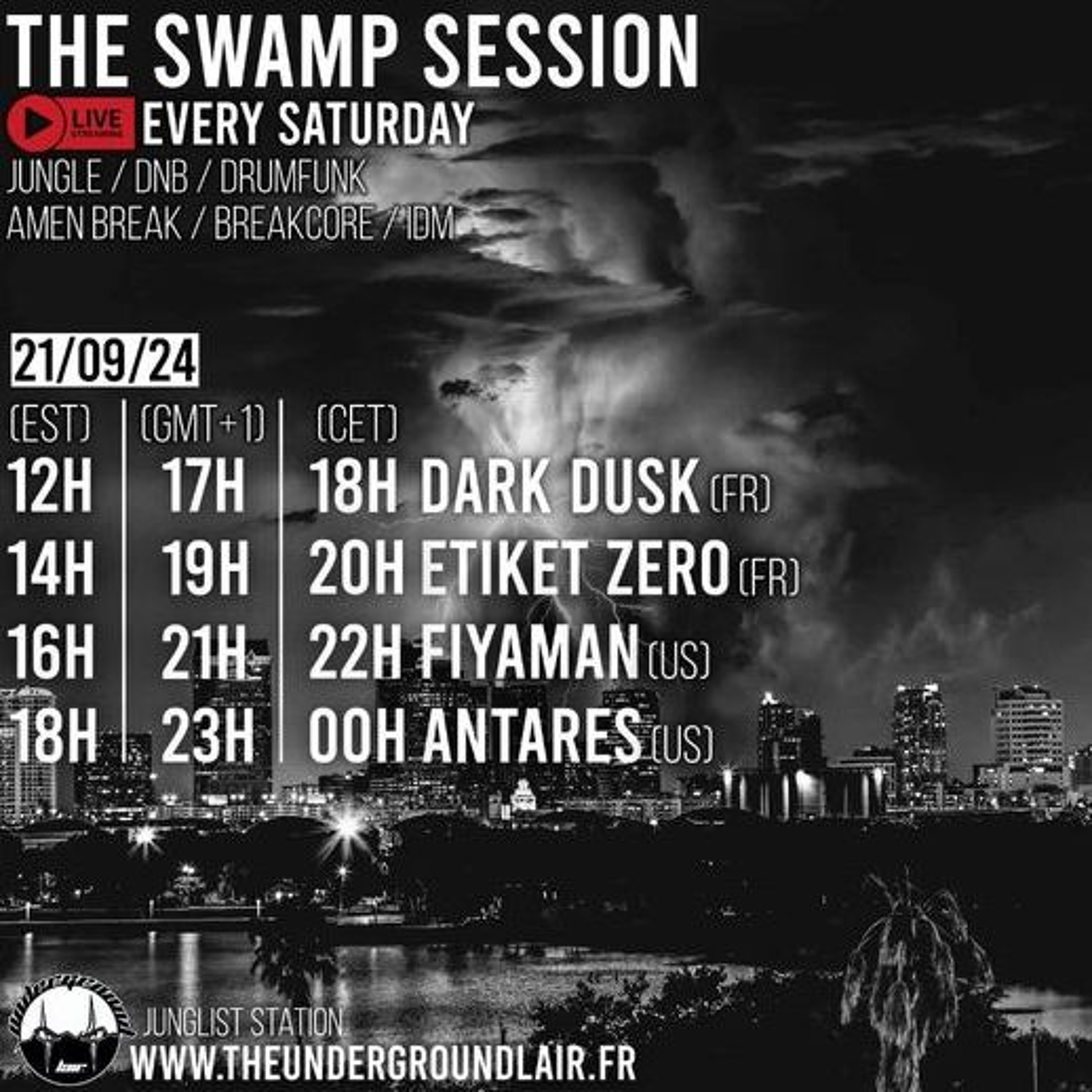 Antares LIVE On The Underground Lair The Swamp Session - 21.9.2024 episode artwork