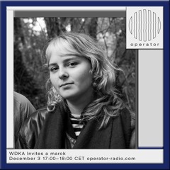 WdKA Invites w/ A Marok - 3rd December 2024