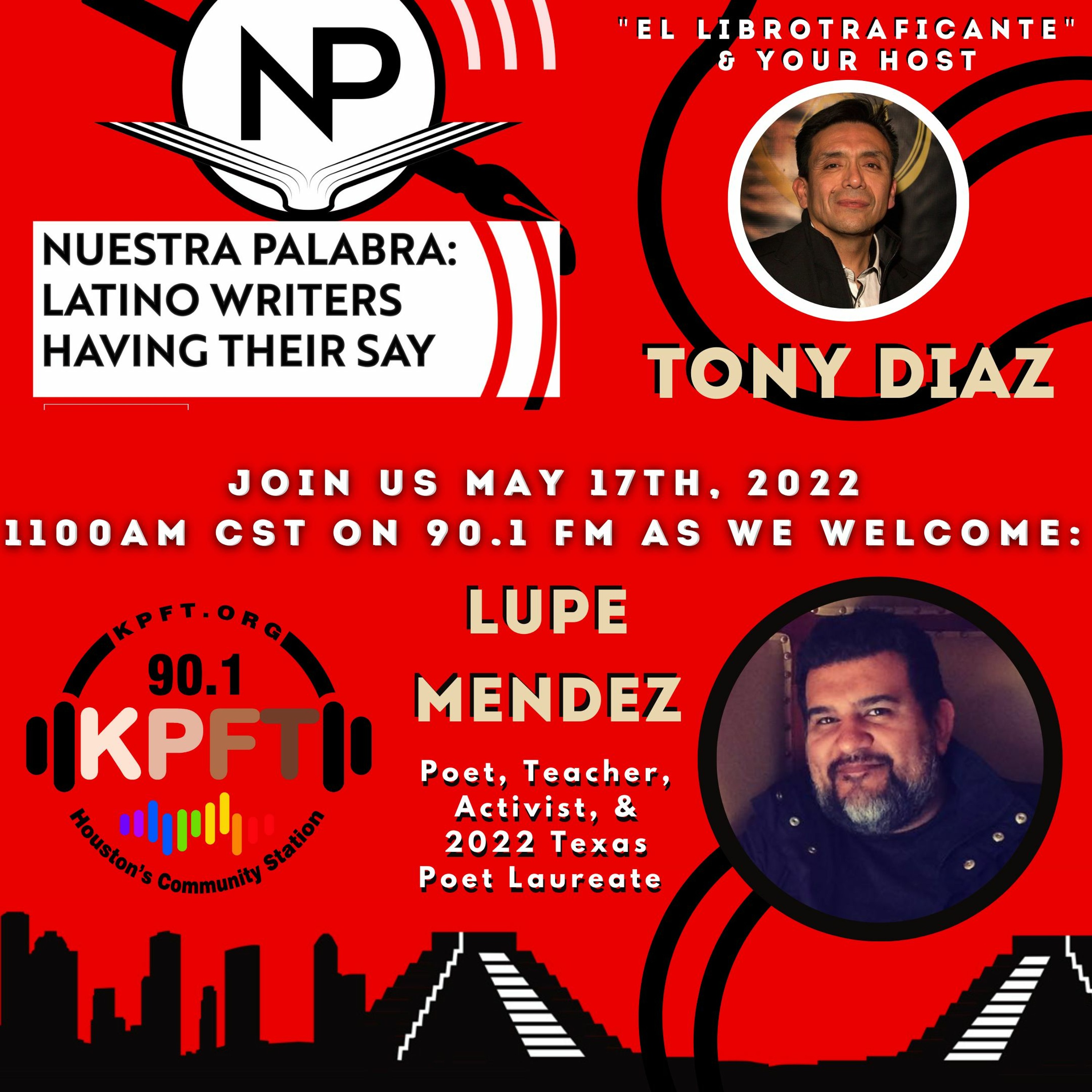 Nuestra Palabra: Latino Writers Have Their Say w/ Tony Diaz
