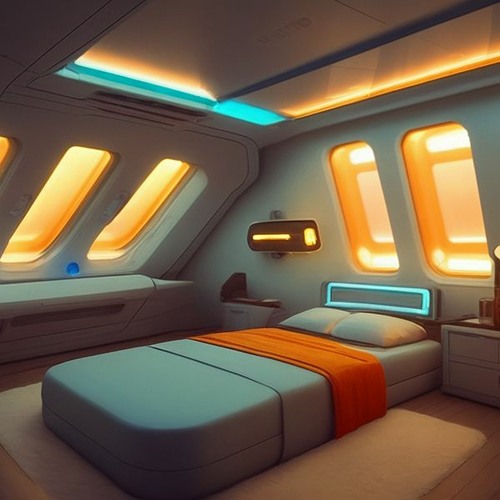 Spaceship Sleeping Quarters - Looping White Noise For Sleeping