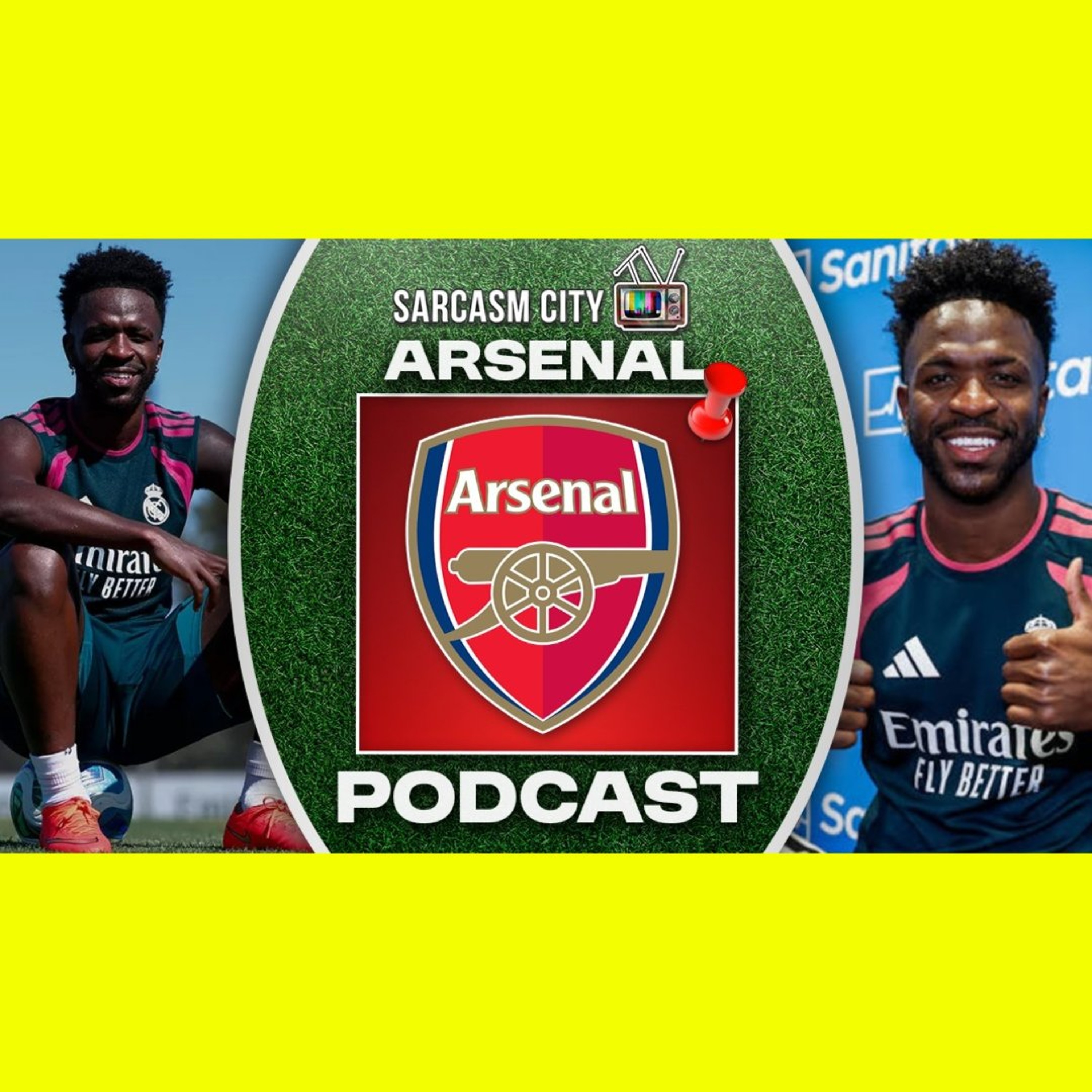 VINI JR WILL NOT BE JOINING ARSENAL & SIGNS NEW DEAL WITH REAL MADRID episode artwork
