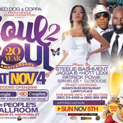 SOUL TO SOUL 11/4/2023 HARTFORD CT. JAGGA B,STEELIE,SPARKLEZ,HOTLEX,SKY LEVEL