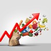 Economic crisis and inflation visual