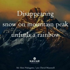 Unfurling - (naviarhaiku509)