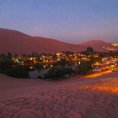 jesus and the phantom under the desert night