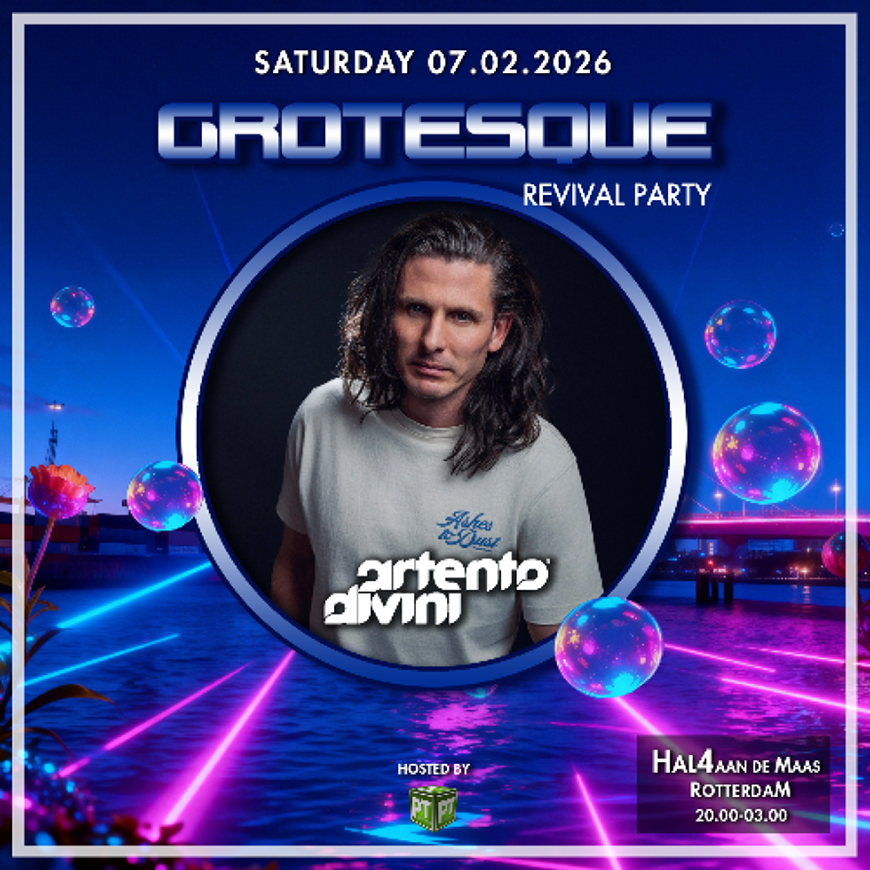 Artento Divini Live at Grotesque Revival Hall 4 Rotterdam