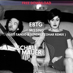 FREE DOWNLOAD: Everthing But The Girl - Missing   ( Eddy Tango & Sundrej Zohar Remix)