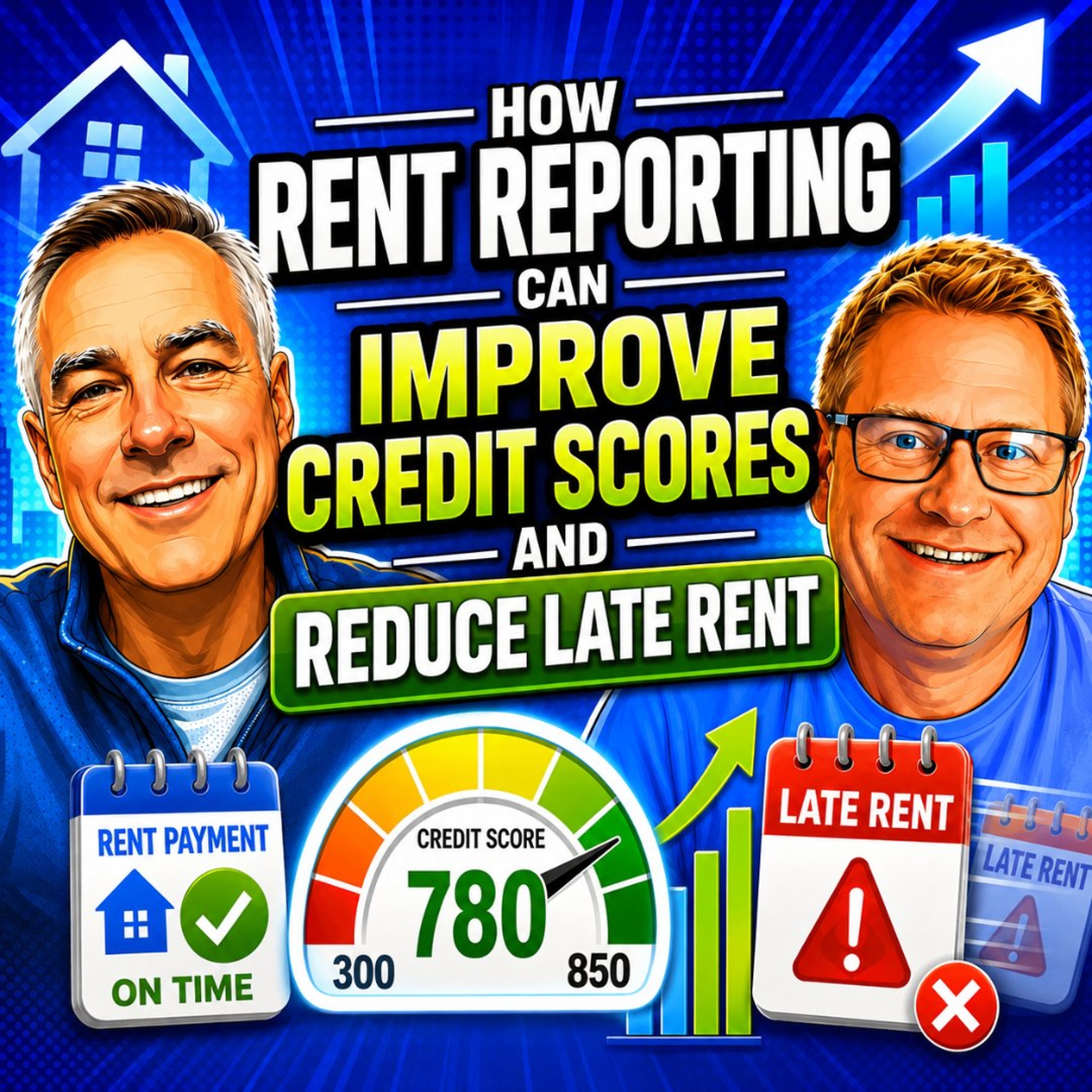 EP433 How Rent Reporting Can Improve Credit Scores and Reduce Late Rent with Steve Harmer episode artwork