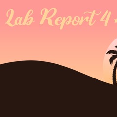 Ahji - Lean On Me [Lab Report 4]