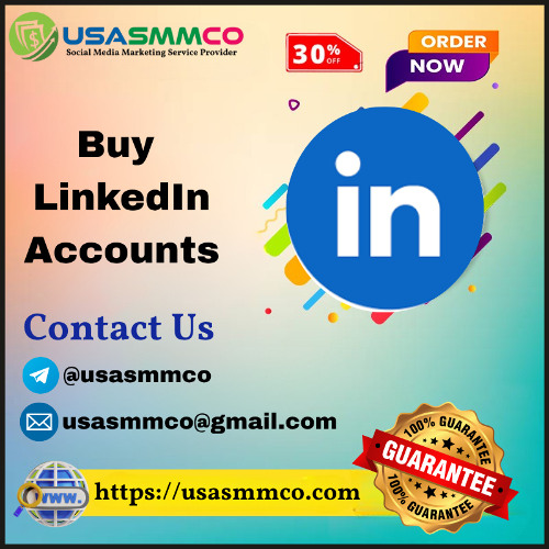 You can buy LinkedIn accounts to establish your social media presence