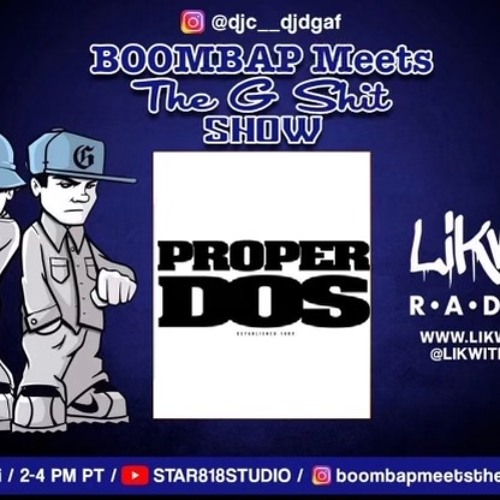 Boombap Meets The Gshit Show: Proper Dos Ernie G Interview