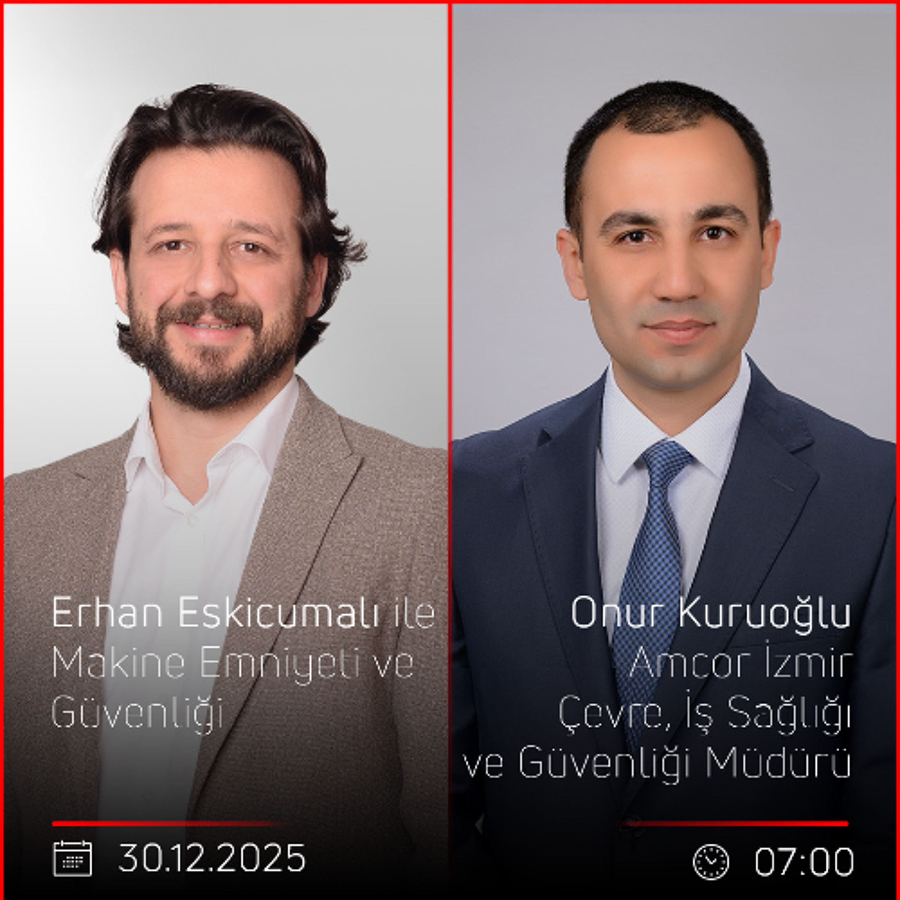 Onur Kuruoğlu – Erhan Eskicumalı ile Makine Emniyeti ve Güvenliği episode artwork