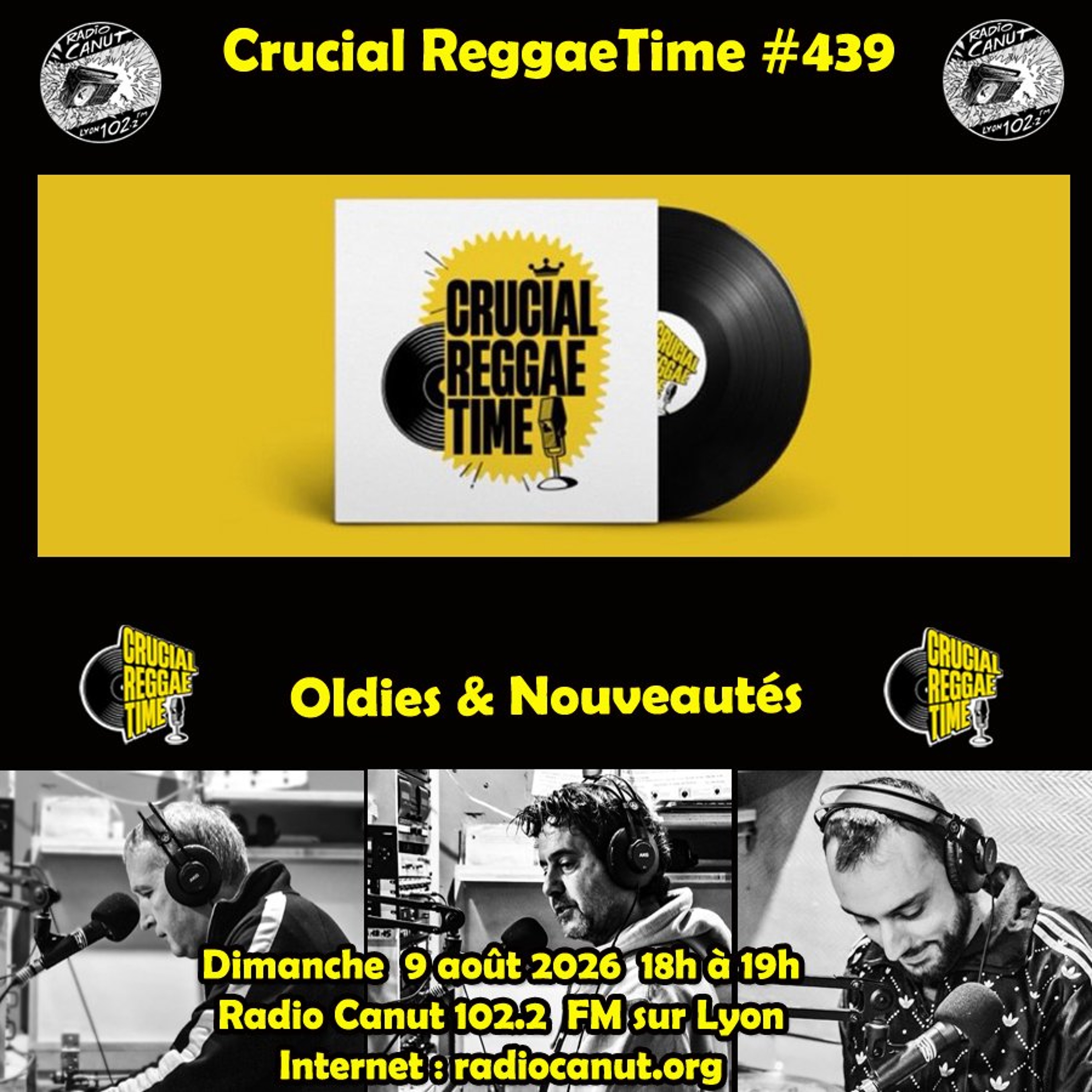 Crucial Regggae Time #439 09082026 1h