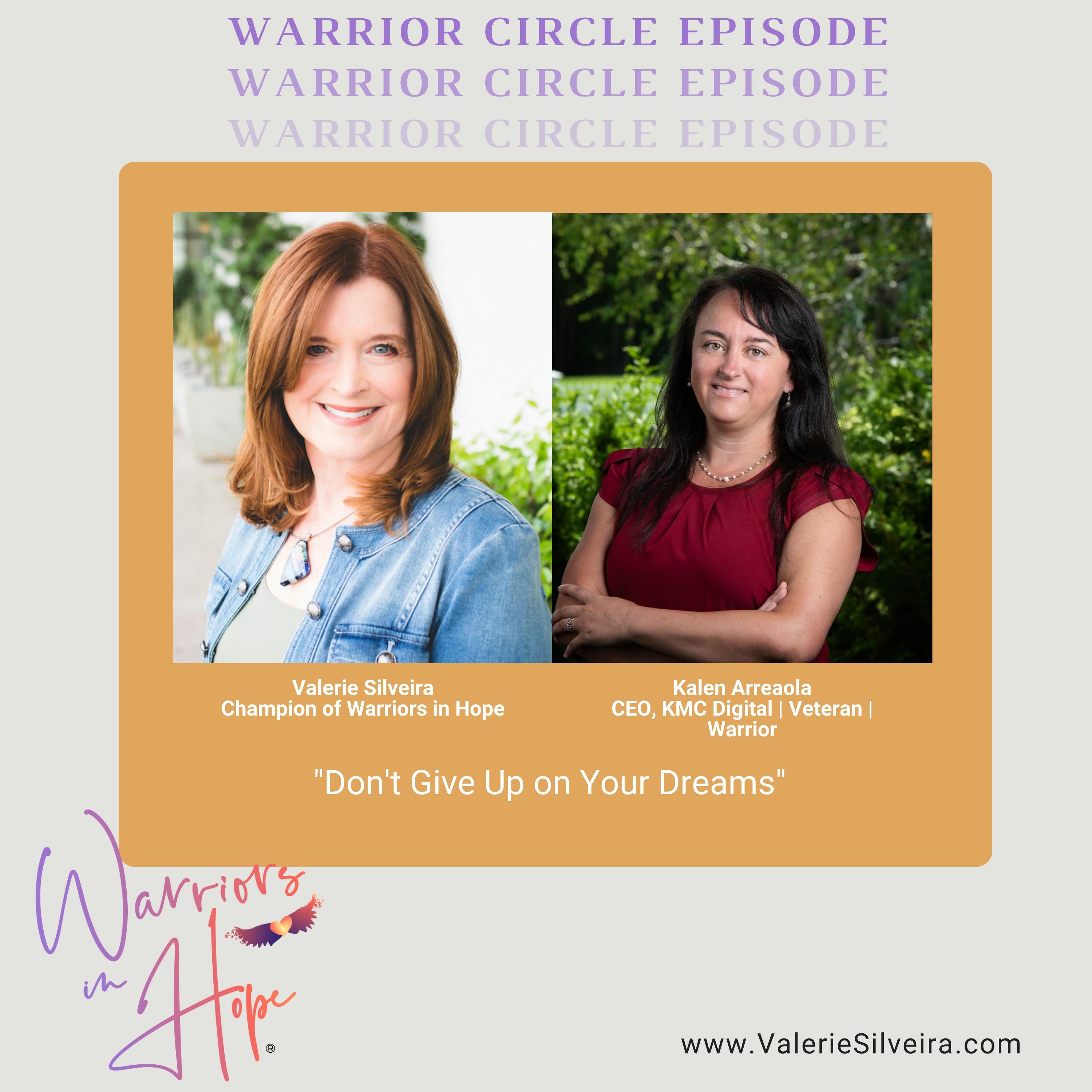Don't Give Up On Your Dreams With Kalen Arreola