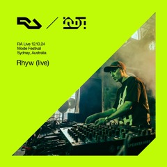 RA Live - Rhyw (Live) - Mode Festival 2024, Australia