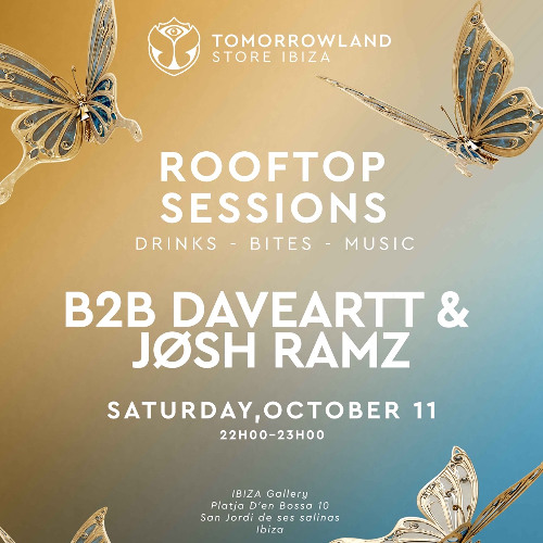 @TOMORROWLAND ROOF IBIZA - JØSH RAMZ B2B DAVEARTT | LIVE SET | 10.25