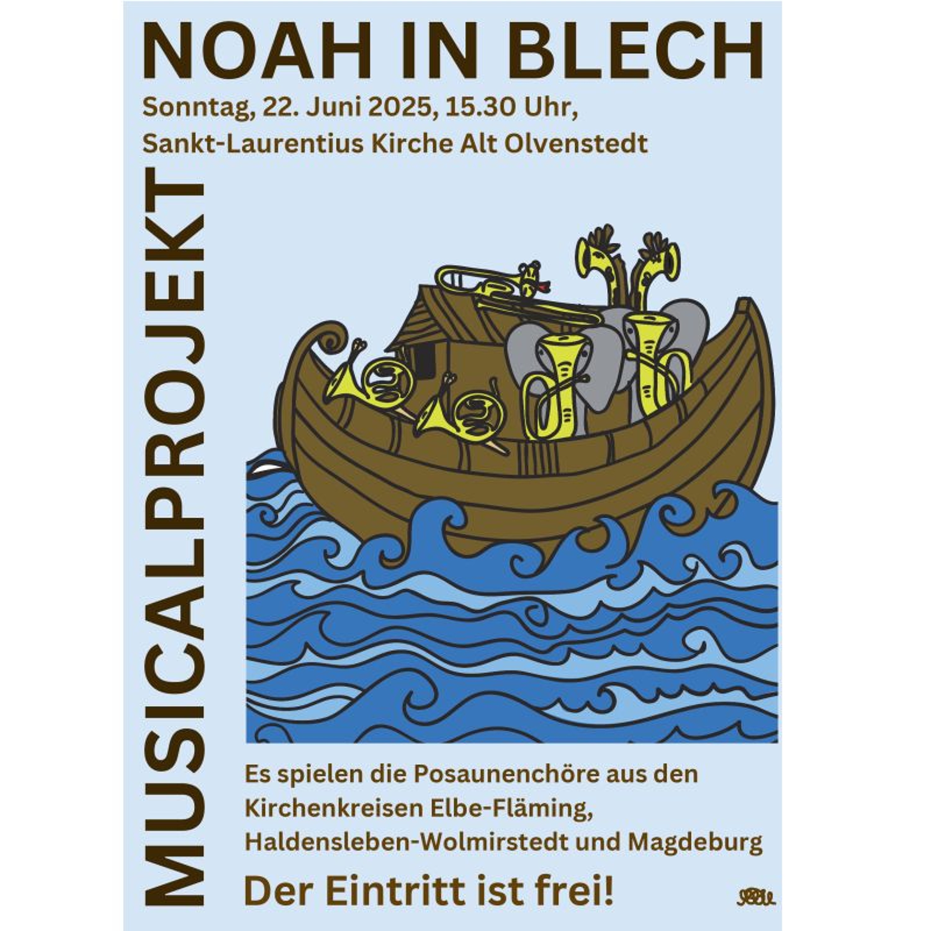Noah in Blech – Ein Posaunenmusical in MD-Olvenstedt (22.6. 15.30 Uhr)