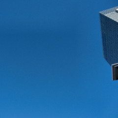 Light Seen Through Gaps In Buildings