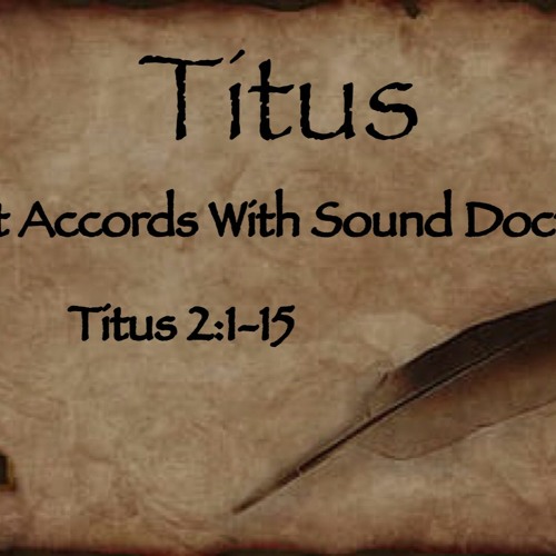 Stream What Accords With Sound Doctrine - Jan 8, 2023 by NewSong Church ...