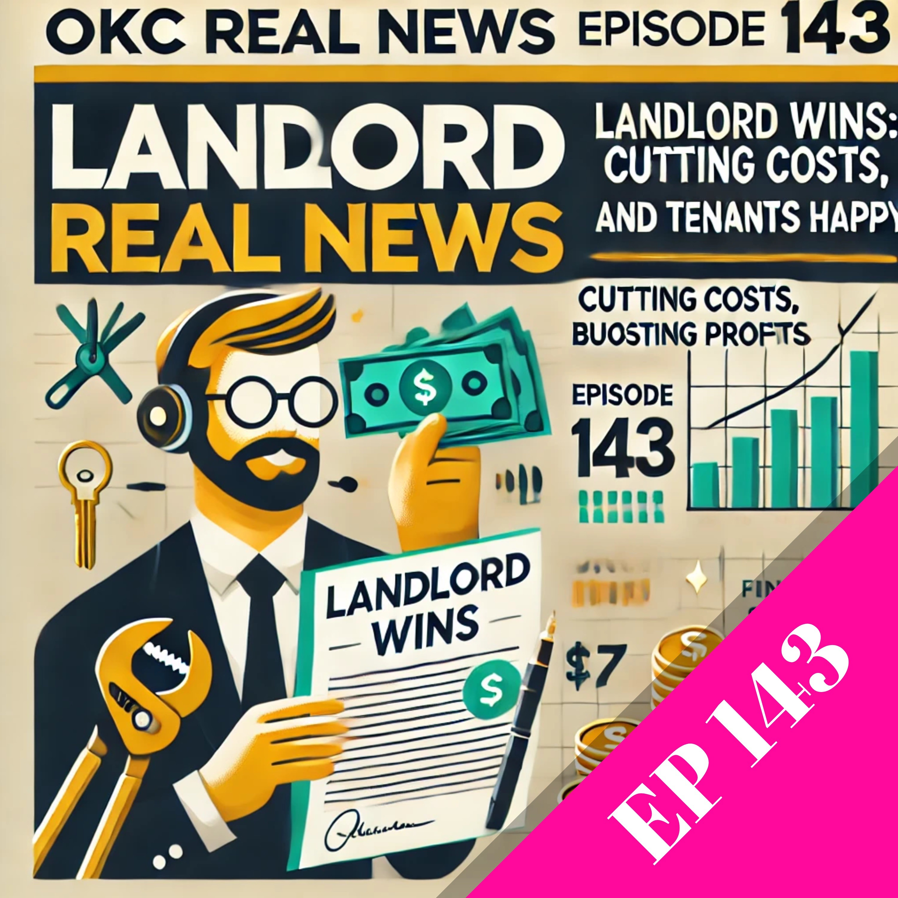 Episode 143: Landlord Wins - Cutting Costs, Boosting Profits, and Keeping Tenants Happy in OKC.