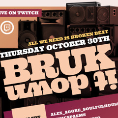 Bruk It Down mix - Live On Twitch (Oct 2025) - All broken beat music