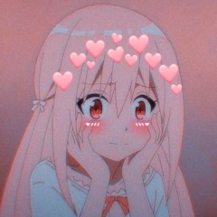 Blushing girl in love